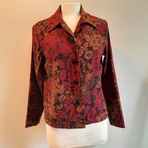 Briggs New York Women's Unlined Jacket Medium Floral